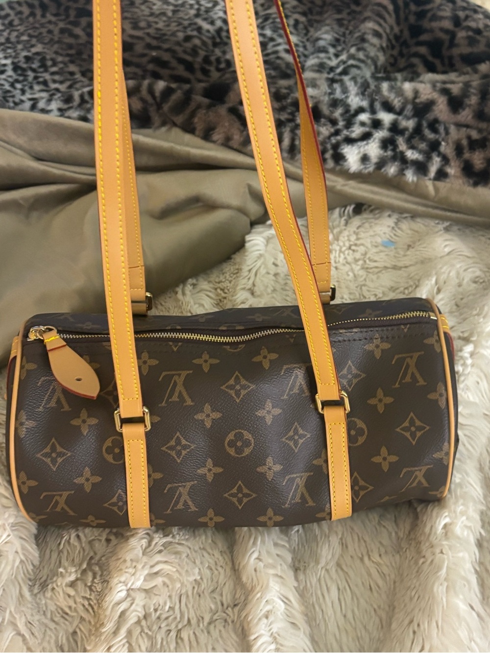 Louis Vuitton Monogram Barrel Shoulder Bag - Brown & Tan